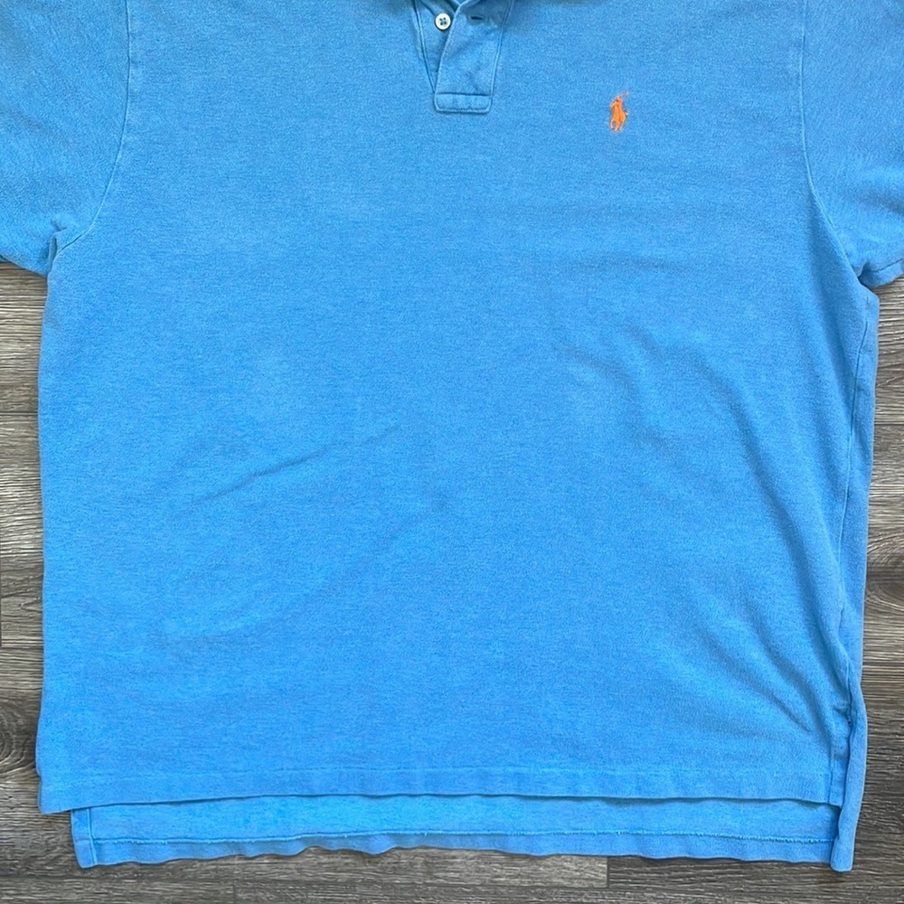 Polo Ralph Lauren | 100% Cotton Blue Men's Polo Shirt Size XXL 2XL - Picture 2 of 8